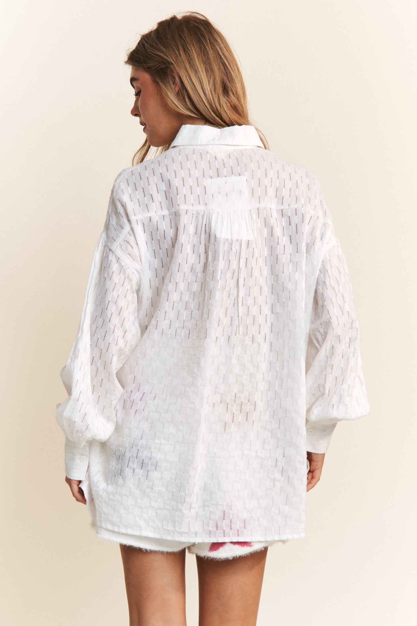 White Bell Sleep Top