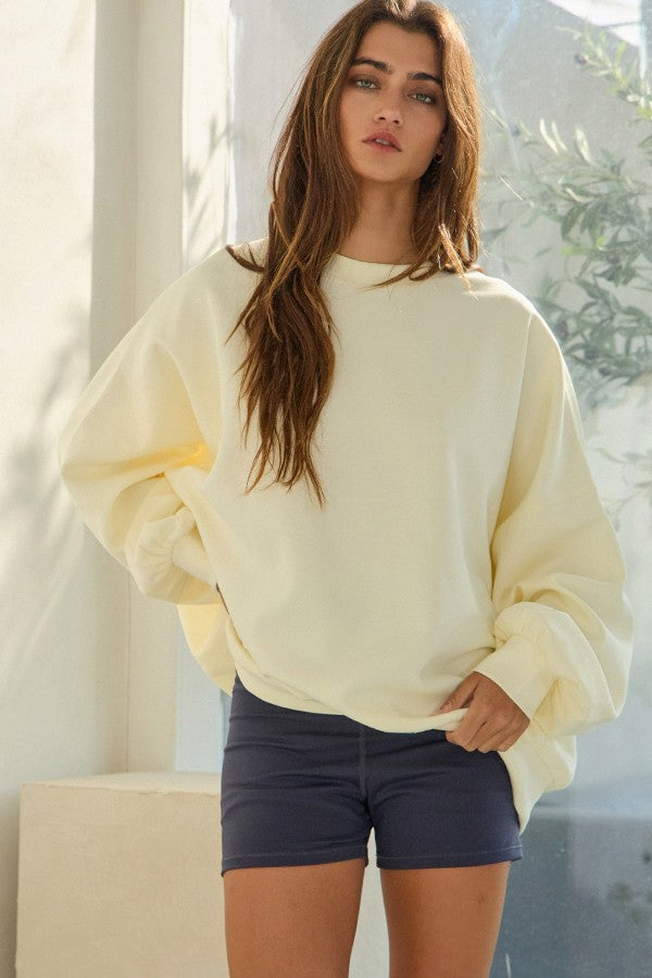Oversized Super Soft Scuba Sweatshirt